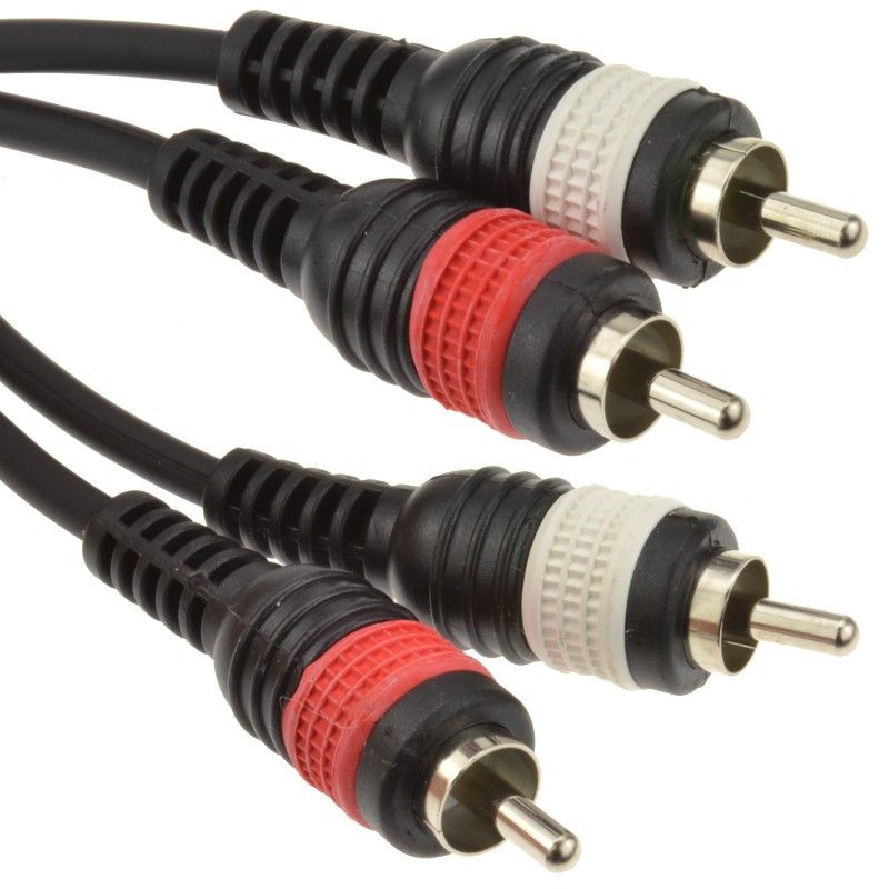 Cable – 2 x RCA Phono Plug – 2 x RCA Phono Plug (1m)