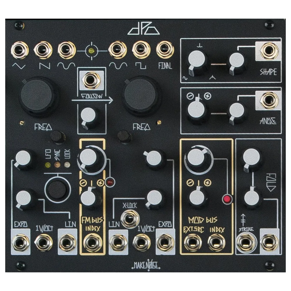 Make Noise DPO モジュラーシンセ コンプレックスオシレーター Make Noise DPO | ユーロラック・モジュラーシンセ | Five G music 鍵盤楽器