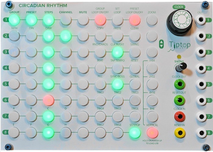 Tiptop Audio Circadian Rhythms Eurorack Sequencer Module