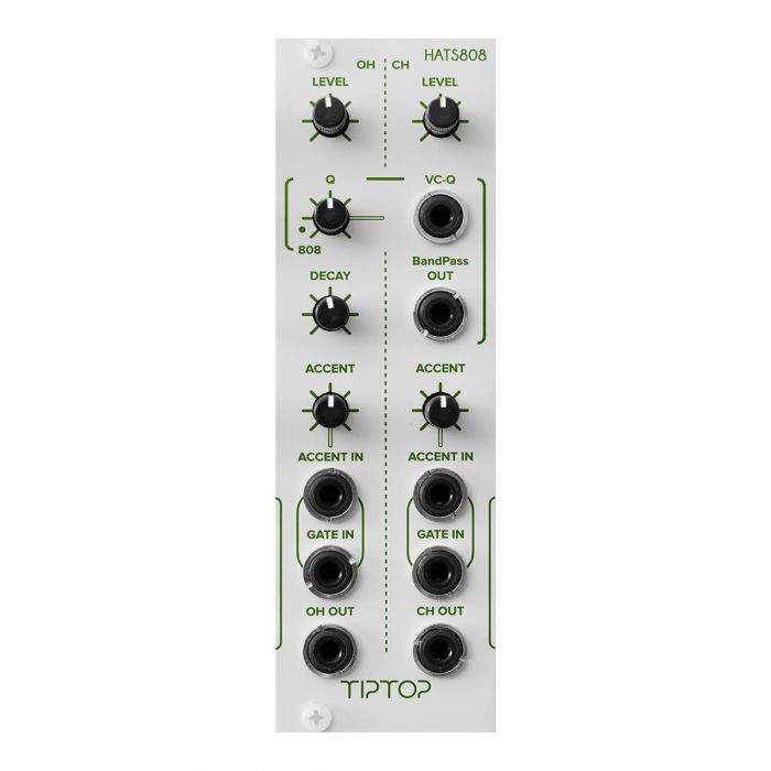 Tiptop Audio HATS808 Hi Hat Eurorack Drum Module