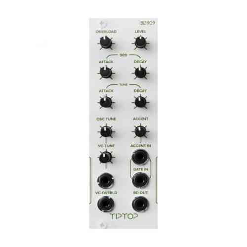 Tiptop Audio BD909 Analogue Bass Drum Eurorack Module (White)