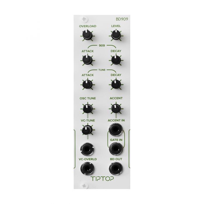 Tiptop Audio BD909 Analogue Bass Drum Eurorack Module (White)