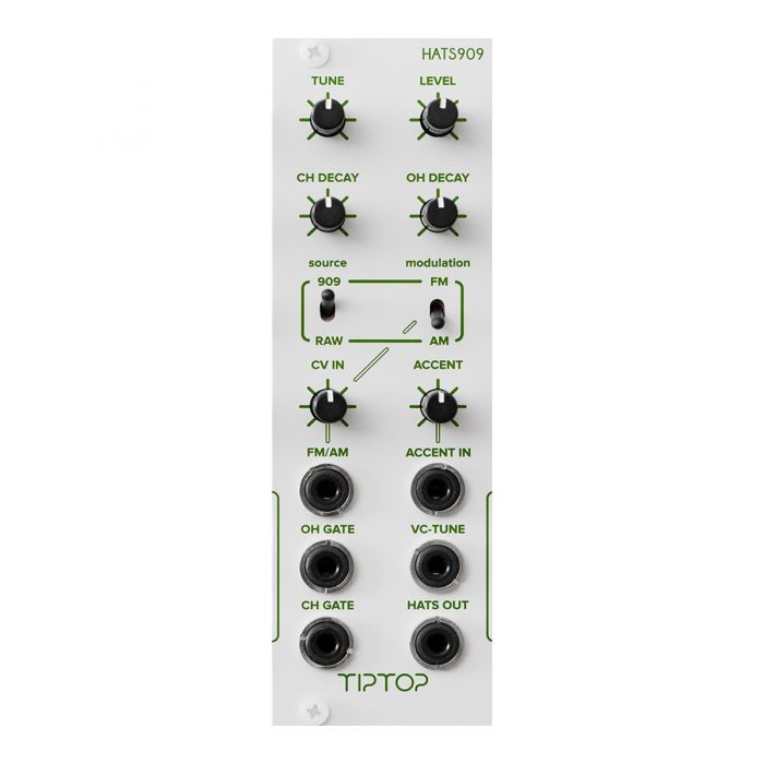 Tiptop Audio HATS909 Hi Hat Eurorack Drum Module (White)