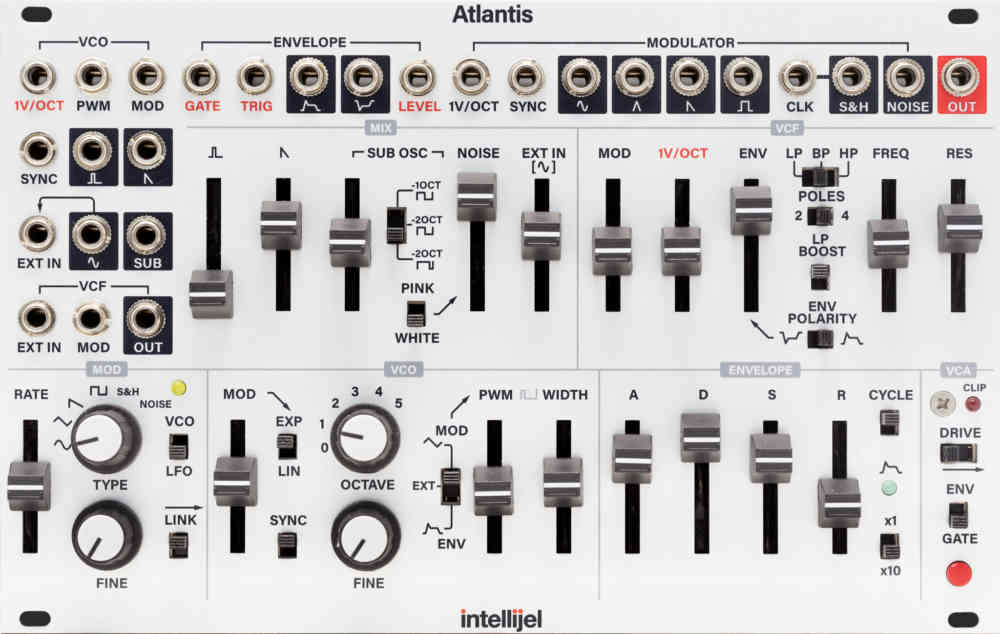 Intellijel Atlantis Eurorack Dual Oscillator Synth Module