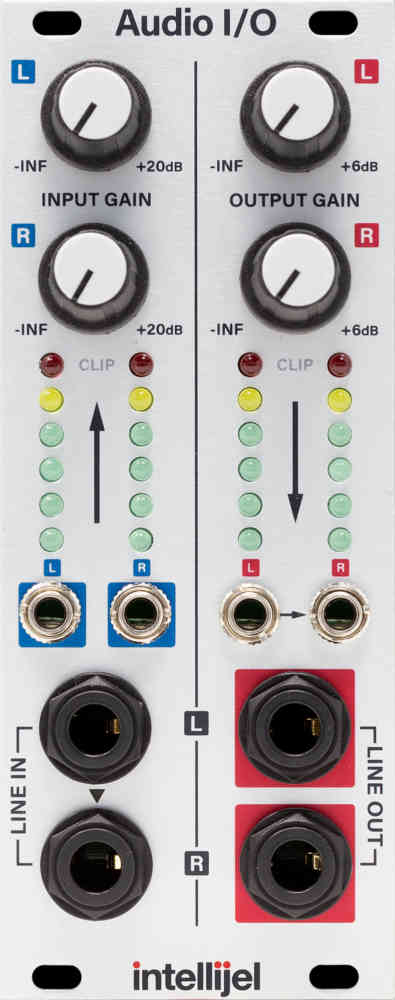 Intellijel Audio I/O Eurorack Interface Module