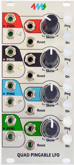 4ms Quad Pingable LFO Eurorack Module