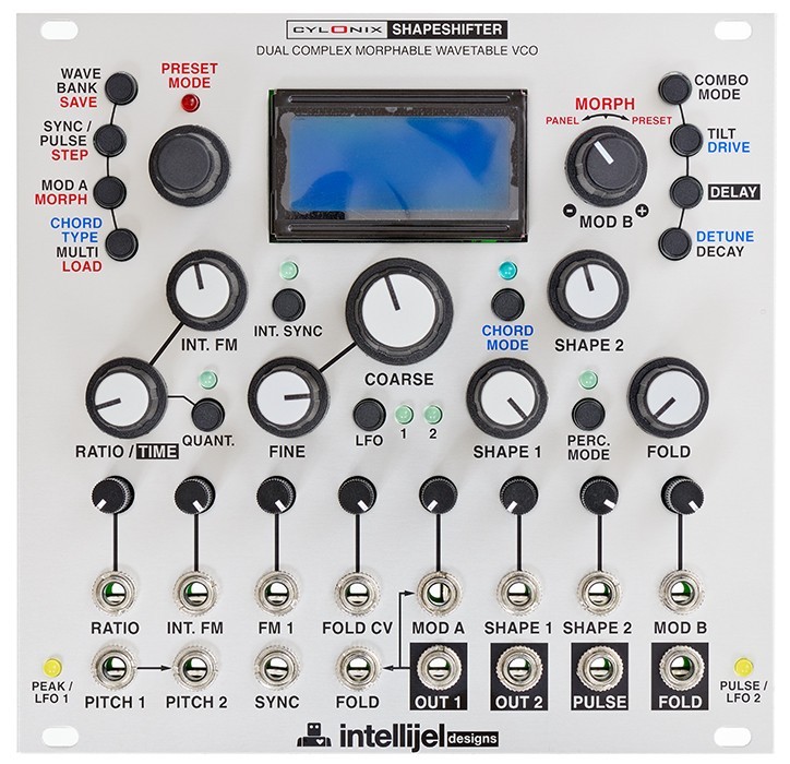 Intellijel Shapeshifter Eurorack Wavetable VCO Module