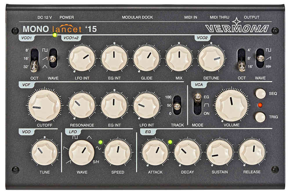 Vermona Mono Lancet 15 Monophonic Desktop Synthesiser