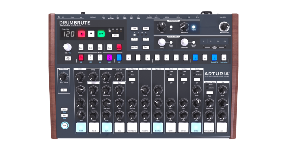 Arturia DrumBrute Analog Drum Machine