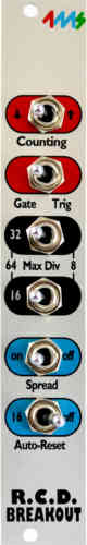 4ms Rotating Clock Divider Breakout Eurorack Module