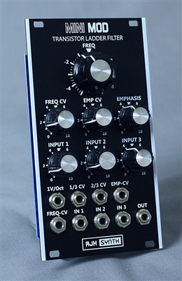 AJH Synth MiniMod VCF Eurorack Module (Black)
