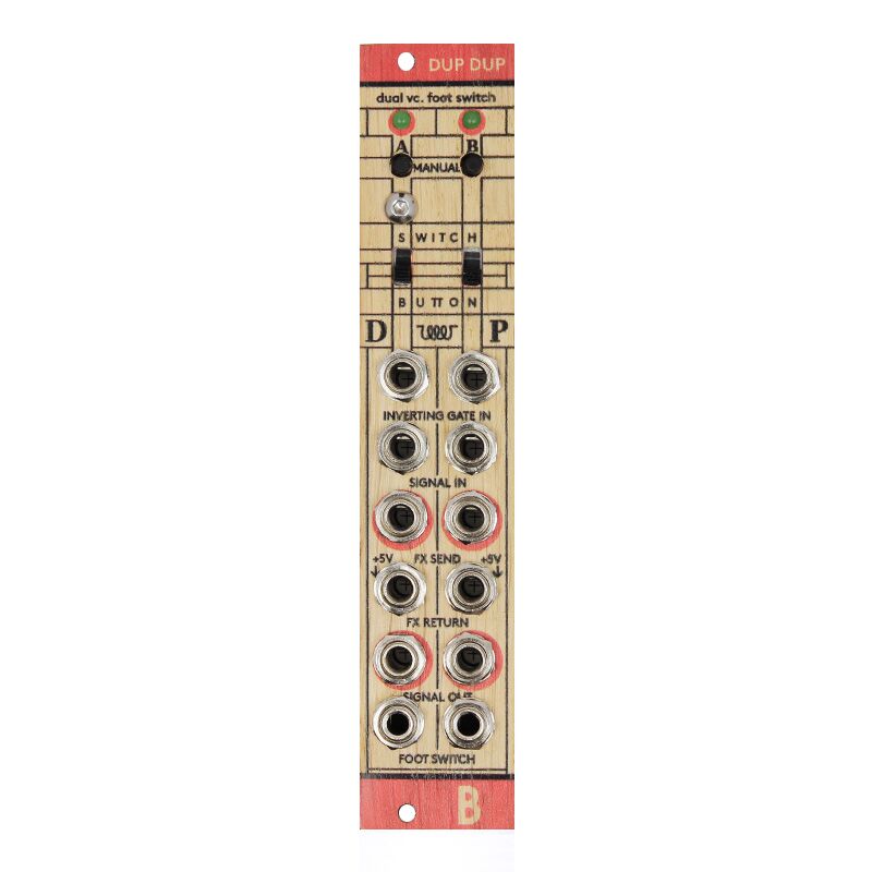 Bastl Instruments DupDup Eurorack Footswitch Module (Wood)