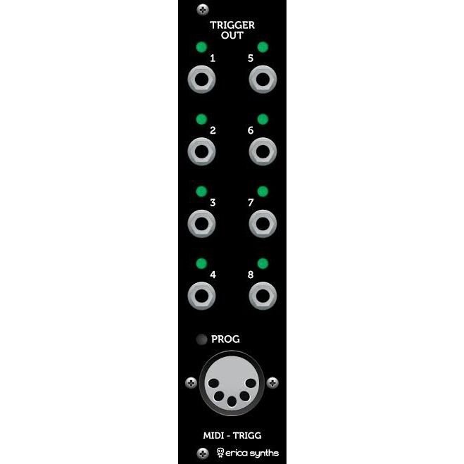 Erica Synths MIDI To Trigger Eurorack Module