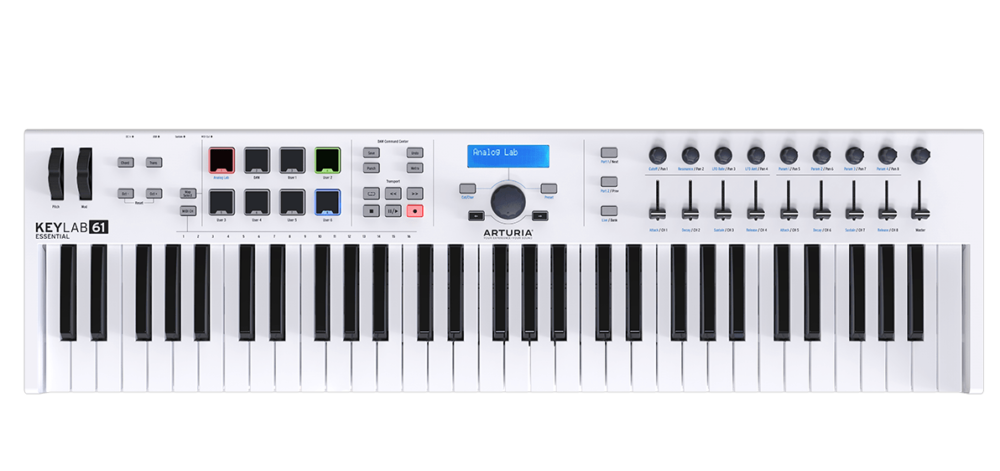 Arturia KeyLab Essential 61 MIDI Keyboard Controller