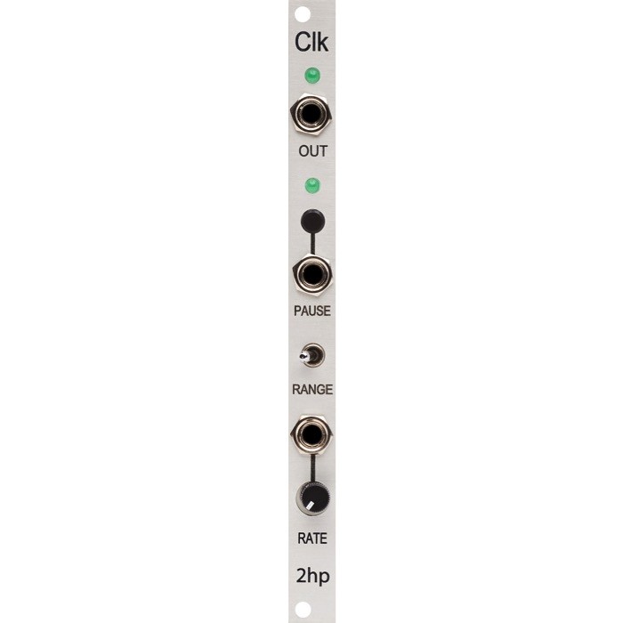 2hp Clk Eurorack Clock Module (Silver)