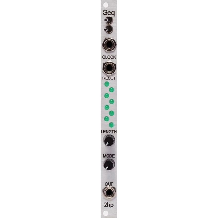 2hp Seq Eurorack Sequencer Module (Silver)