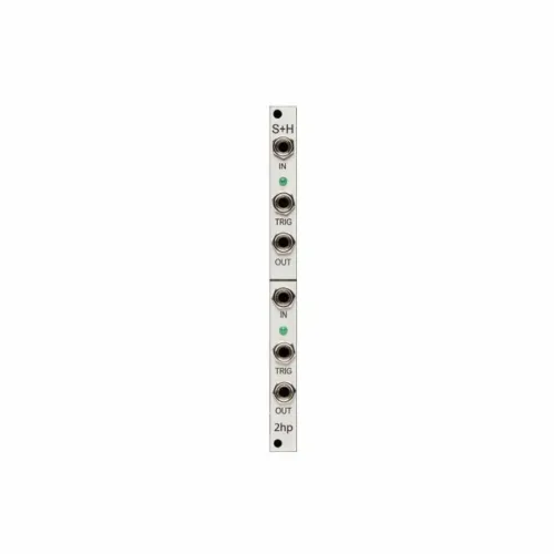 2hp S+H Eurorack Sample & Hold Module (Silver)