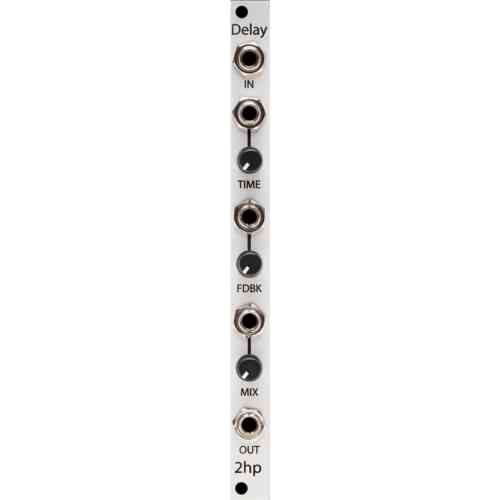 2hp Delay Eurorack Effects Module (Silver)