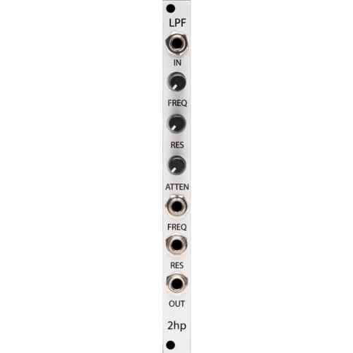 2hp LPF Eurorack Filter Module (Silver)