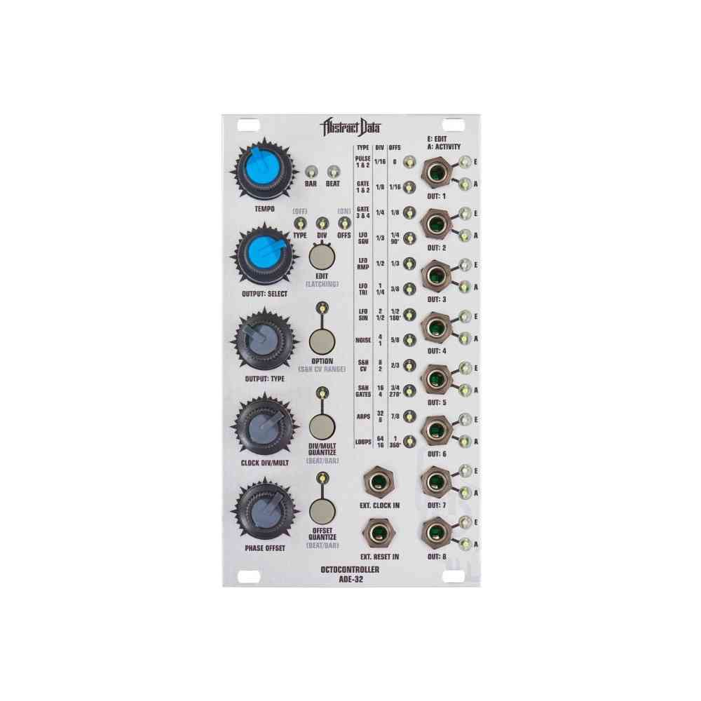 Abstract Data ADE-32 Octocontroller Modulation & Clock Eurorack Module