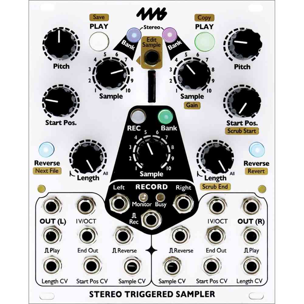 4ms Stereo Triggered Sampler Eurorack Module (STS)