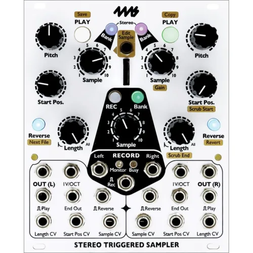 4ms Stereo Triggered Sampler Eurorack Module (STS)
