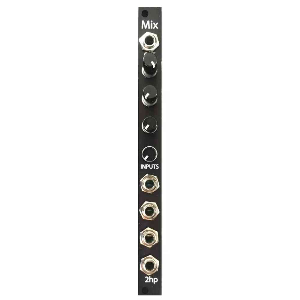 2hp Mix Eurorack Audio Mixer Module (Black)