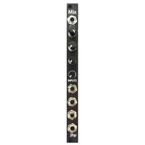 2hp Mix Eurorack Audio Mixer Module (Black)