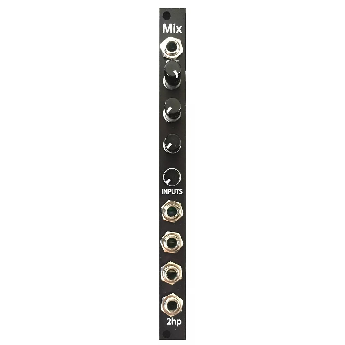 2hp Mix Eurorack Audio Mixer Module (Black) - Elevator Sound