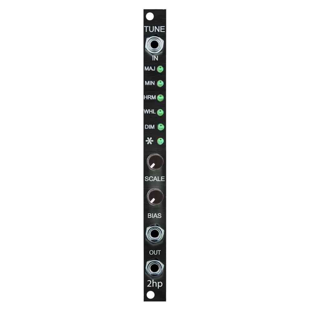 2hp Tune Eurorack Quantizer Module (Black)