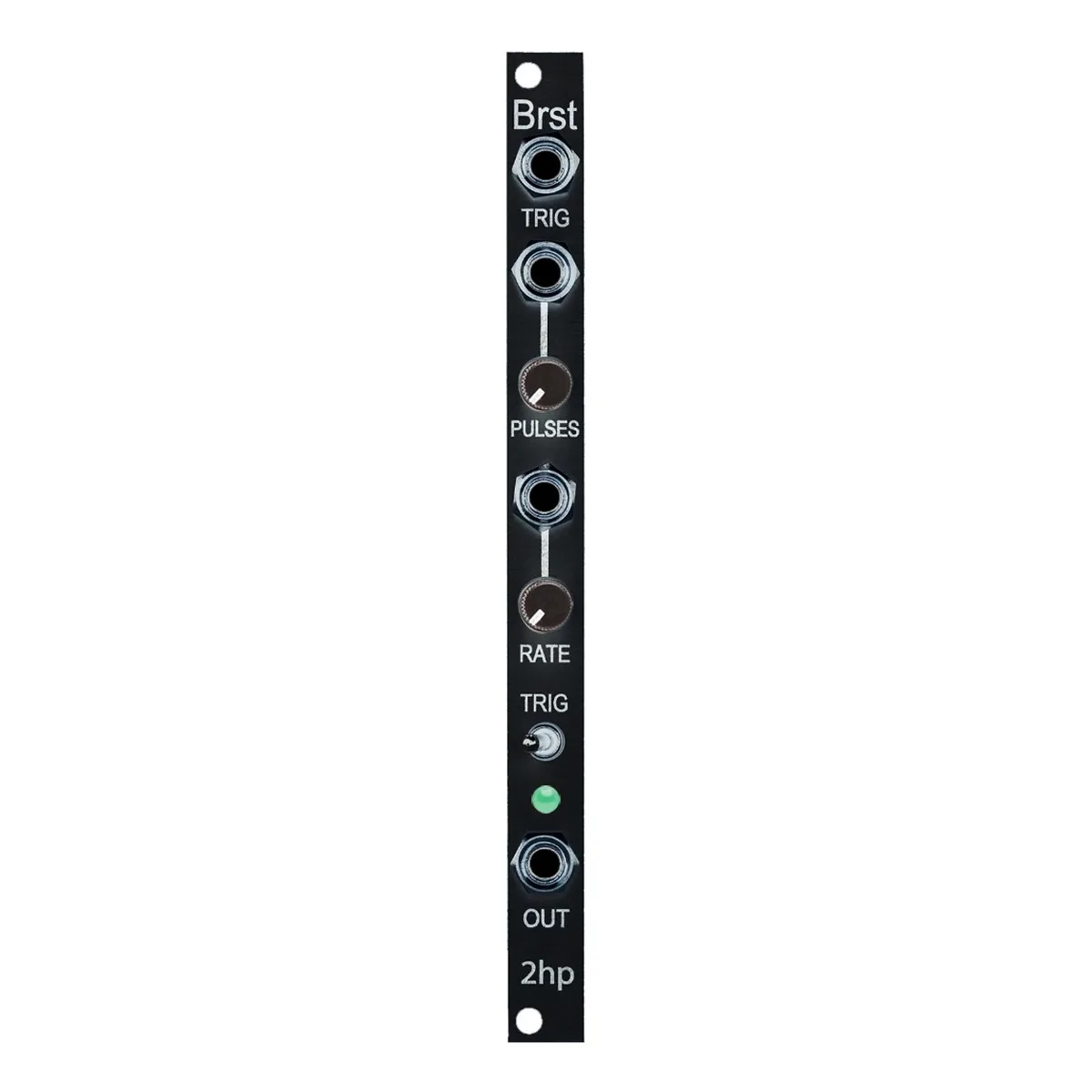 2hp Brst Eurorack Trigger Module (Black)