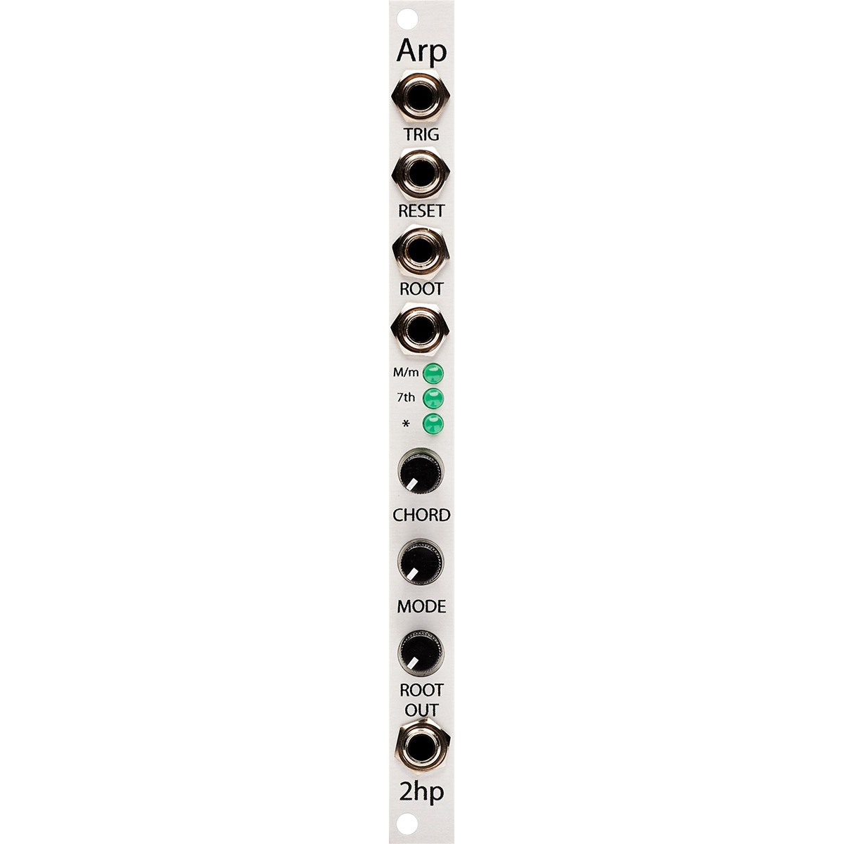 2hp Arp Eurorack Arpeggiator Module (Silver) - Elevator Sound