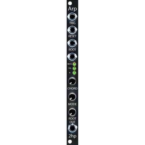 2hp Arp Eurorack Arpeggiator Module (Black)