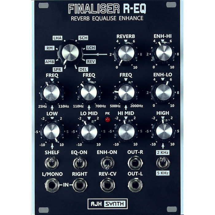 AJH Synth Finaliser R-EQ Eurorack Master Output Module (Black)