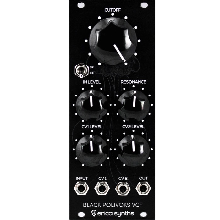 Erica Synths Black Polivoks VCF Eurorack Module (V2)