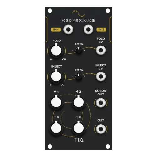 Tiptop Audio Fold Processor Eurorack Wave Multiplier Module (Black)