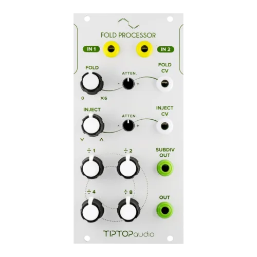 Tiptop Audio Fold Processor Eurorack Wave Multiplier Module (White)