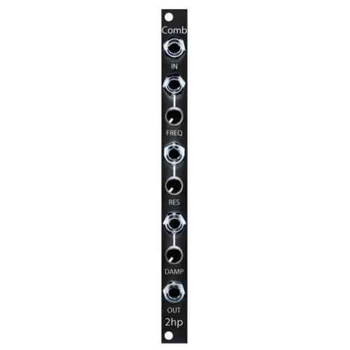 2hp Comb Eurorack Filter Module (Black)