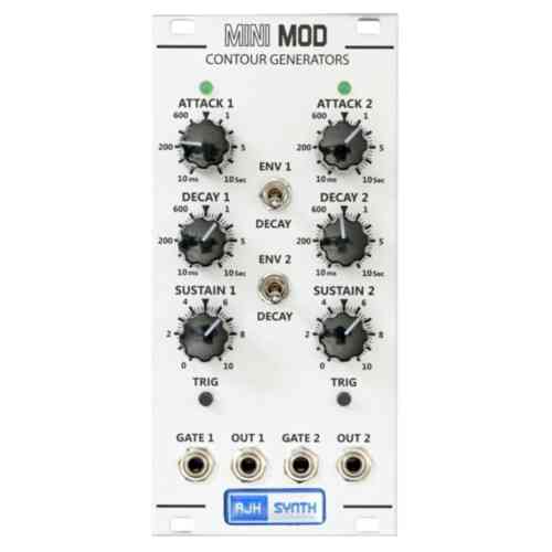 AJH Synth MiniMod Dual Contour Eurorack Module (Silver)