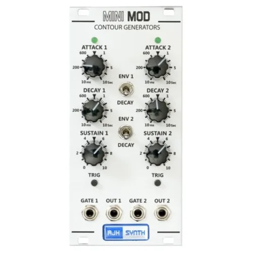 AJH Synth MiniMod Dual Contour Eurorack Module (Silver)