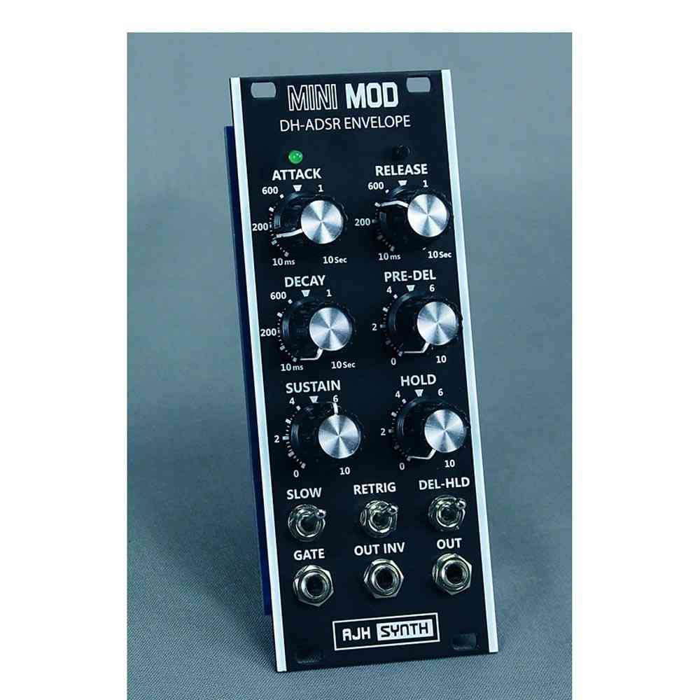 AJH Synth MiniMod DH-ADSR Envelope Generator Eurorack Module (Black)