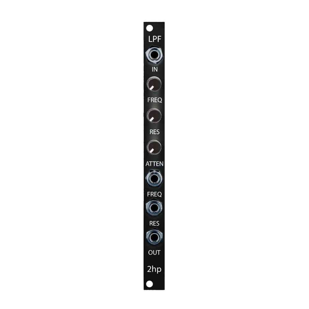 2hp LPF Eurorack Filter Module (Black)