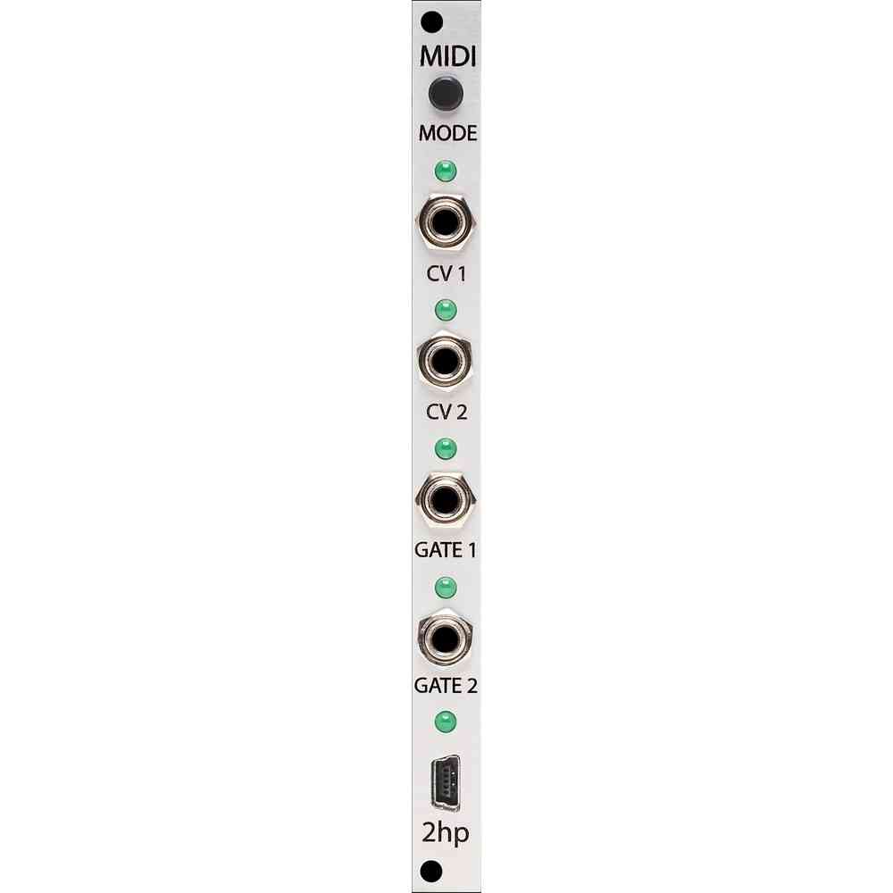 2hp MIDI Eurorack MIDI Interface Module (Silver)