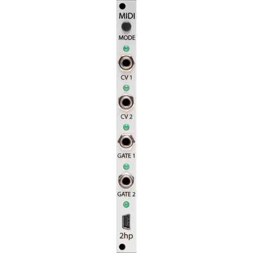 2hp MIDI Eurorack MIDI Interface Module (Silver)