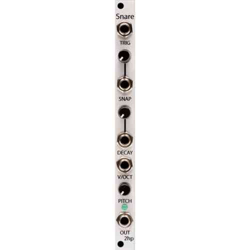 2hp Snare Eurorack Drum Module (Silver)