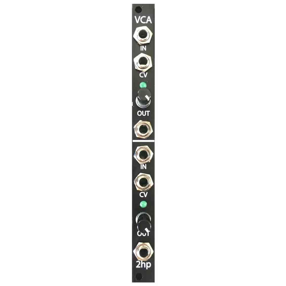 2hp VCA Eurorack Module (Black)