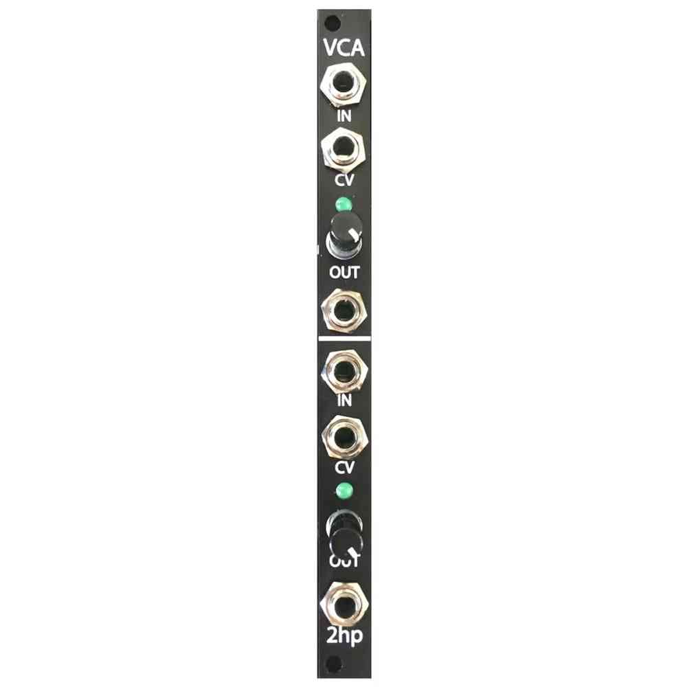 2hp VCA Eurorack Module (Black)