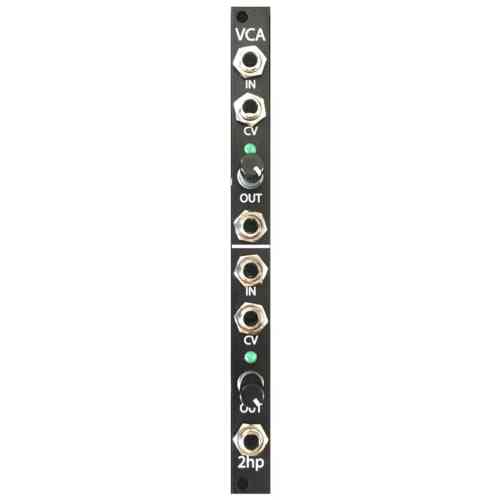2hp VCA Eurorack Module (Black)