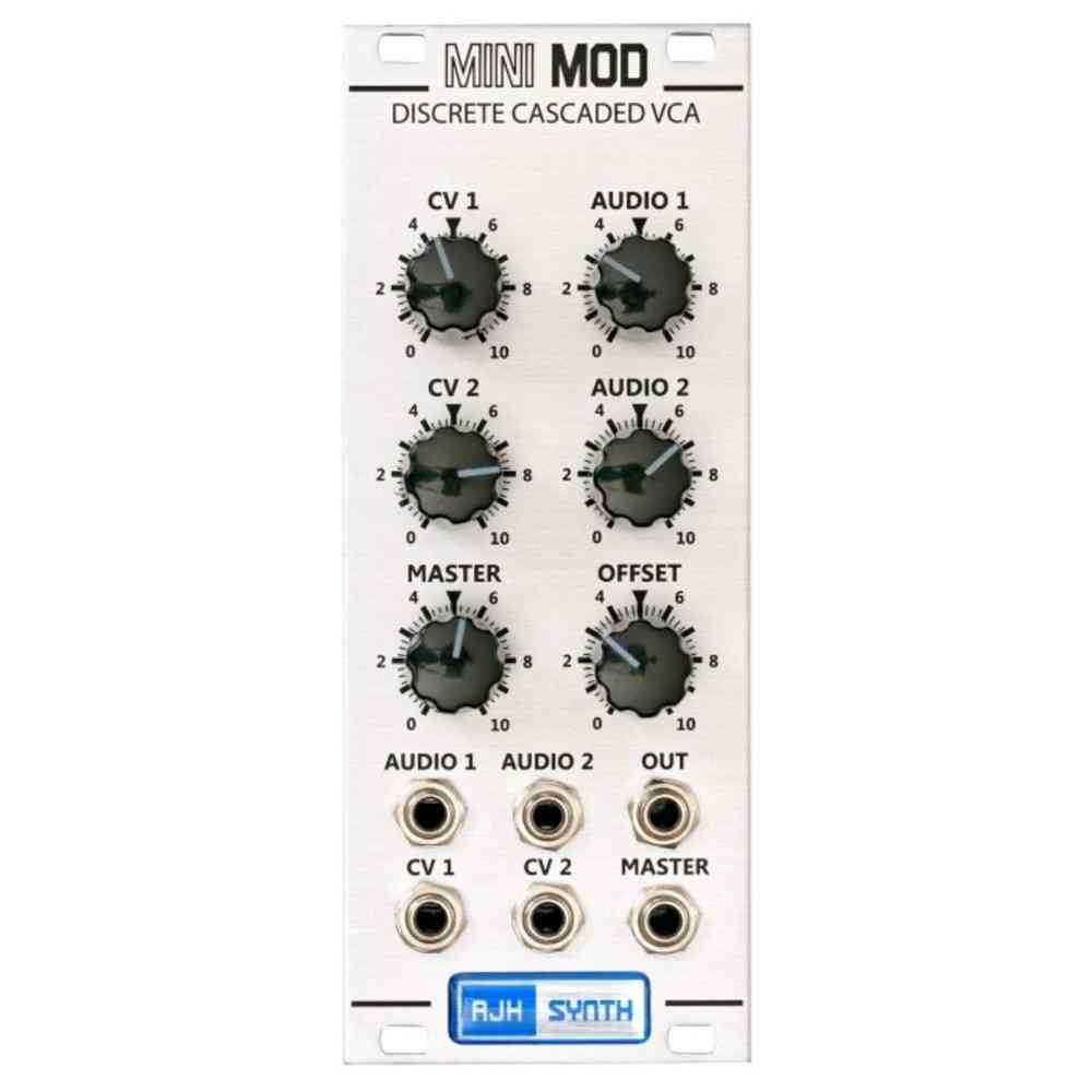 AJH Synth MiniMod VCA Eurorack Module (Silver)