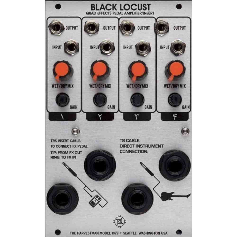 Industrial Music Electronics Black Locust Eurorack Guitar FX Module